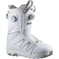 Salomon Snowboard - Snowboardstøvler herre - Launch BOA SJ BOA White/Alloy til Unisex - Størrelse 46,5 - Hvid