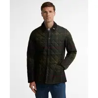 Barbour Barbourtil mænd. MQU1909 Grøn quiltet Liddesdale-jakke (M), Casual, Flerfarvet, Polyester
