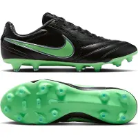Nike Tiempo Ligera Pro FG Shadow - Sort/Grøn - Græs (FG), størrelse 47