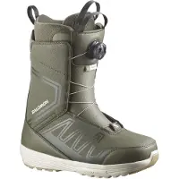 Salomon Snowboard - Snowboardstøvler herre - Faction BOA Olive Night/Rosin/Rainy Day til Unisex - Størrelse 41,5 - Grøn