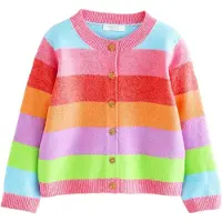 Next Cardigan lyseblå / orange / pink / rød