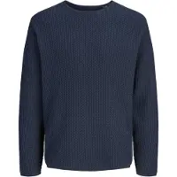 Jack & jones Ensfarvet Striktrøje