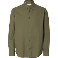 Selected Skjorte 'SLHNoah' oliven