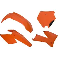 Rtech Ktm 450 Exc-f 05-07/450 Sx-f 05-06/250 Exc/250 Exc-f 05-07 R-kitktm-ar0-504 Plastikkit