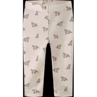 Lil´ Atelier Leggings - Uld/Modal - Slim - Noos - NbmNalu - Turtl - - 1 år (80) - Leggings