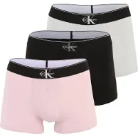 Calvin Klein Underwear Boksershorts lysegrå / lyserød / sort