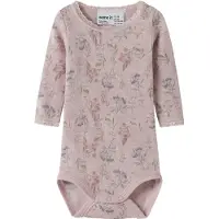 Name it Body l/æ - Uld - Noos - NbfWang - Violet Ice/Flowers + L - - 62 - Body L/Æ