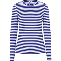 Pieces Shirts 'PCLaya' blå / hvid