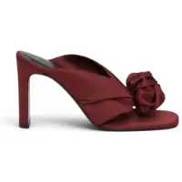 ROTATE Rotatetil kvinder. 1167652691 Sandaler Tongue Satin bordeaux (41), Rød, 5-8 cm, Ingen, Casual, Party, Burgund