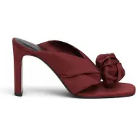 ROTATE Rotatetil kvinder. 1167652691 Sandaler Tongue Satin bordeaux (37), Rød, 5-8 cm, Ingen, Casual, Party, Burgund