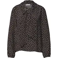Street One Bluse brun / hvid