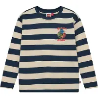 Lego Wear LEGO Ninjago Bluse - LWTaj 601 - Navy/Beigestribet - - 4 år (104) - Bluse