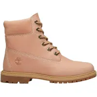 Timberland Timberlandtil kvinder. TB0A5M5NA8M1 Lyserøde Premium læderstøvletter (36 W), Fast, Blonder, Casual, Pink