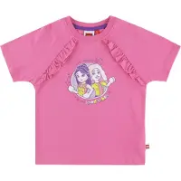 Lego Wear LEGO Friends T-shirt - LWTuna 601 - Pink m. Print - - 4 år (104) - T-Shirt