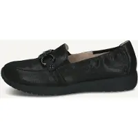 Caprice Slipper, black, made of Leather, Size 37