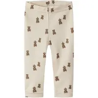 Lil´ Atelier Leggings - Modal/Uld - Noos - Slim - NbnNilo - Turtl - - 74 - Leggings