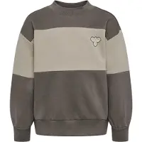 Hummel Sweatshirt - HmlMini - Loose - Dark Gull Gray - - 5 år (110) - Sweatshirt
