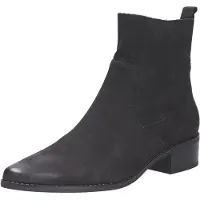 Caprice Bootie, black, made of Leather with Block heel, Size 40