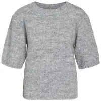 Noisy May Pullover 'NMSutton' grå-meleret