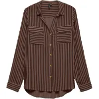 Vero Moda Bluse 'VMBUMPY' brun / choko