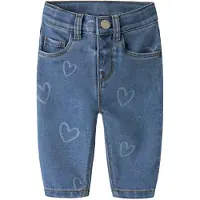 Name it Jeans - NbfRose - NOOS - Medium Blue Denim/Heart - - 56 - Jeans