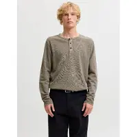 Jack & jones Regular Fit Ensfarvet Langærmet T-shirt