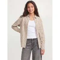 JJXX Bluse 'JXJAMIE' beige / cappuccino / siv