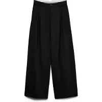 Vero Moda Bukser med lægfolder 'VMStella' sort