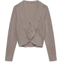 Vero Moda Cardigan 'VM' mørkebeige