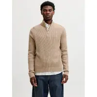 Jack & Jones Pullover 'JJPANNEL' lysebrun