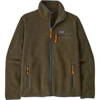 Patagonia - Mærker - M's Retro Pile Jkt Basin Green til UnisexUld - Størrelse XS - Kaki