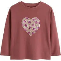 Next Bluser & t-shirts kastaniebrun / cappuccino / lilla