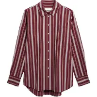 Armedangels Bluse lysebrun / greige / lysegrå / bordeaux