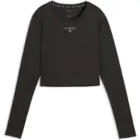 Puma x HYROX PWRMODE Cropped Long Sleeve Tee Women, Clothing, Black, S