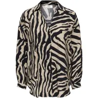 JDY Bluse 'JDYTROYA' beige / sort