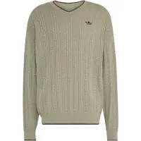 Adidas Originals Originals Cable Knit Crewneck Sweatshirt, størrelse Large