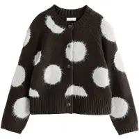 Next Cardigan brun / hvid