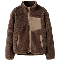 Name it Fleecejakke 'NKNMattia' brun / cappuccino