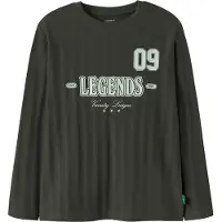 Name It Kids Bluse - NkmLaso - Peat - - 11-12 år (146-152) - Bluse