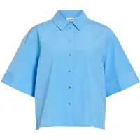 Vila Bluse 'VIBelfie' azur