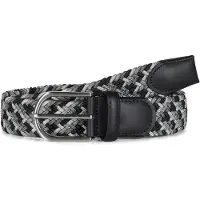 Howard London Bælte 'Howard Braided Stretch Belt Andy Black / Grey' blandingsfarvet