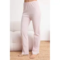 Trendyol Pyjamasbukser pastelblå / rosé