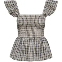 JDY Overdel 'JDYHolly' sand / blå / navy