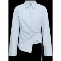 My Essential Wardrobe Bluse 'MWBella' lyseblå / hvid