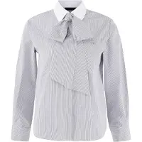 Trendyol Bluse grafit / hvid
