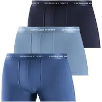 Copenhagen Studios Boksershorts blå / dueblå / mørkeblå