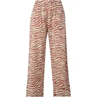 Lindex Pyjamasbukser rustbrun / hvid