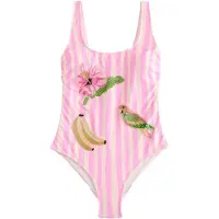 Next Badedragt blandingsfarvet / pink / lyserød