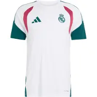 Adidas Real Madrid Trænings T-Shirt Tiro 26 - Hvid/Grøn - , størrelse Small