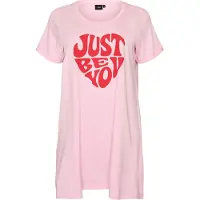 Zizzi Pyjamas 'MALLY' lyserød / rød
